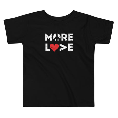 More Love Distressed Toddler Short Sleeve Tee
