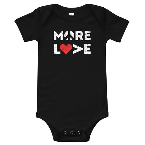 More Love Distressed Baby One Piece