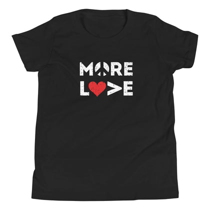 More Love Distressed Youth Short Sleeve T-Shirt